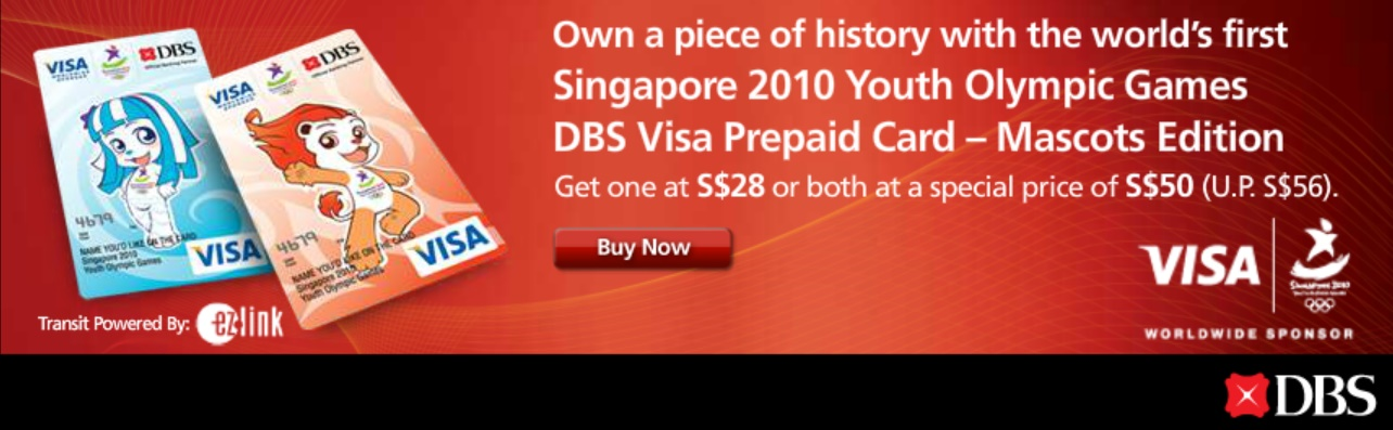 DBS Singapore Youth Olympic Games Banner