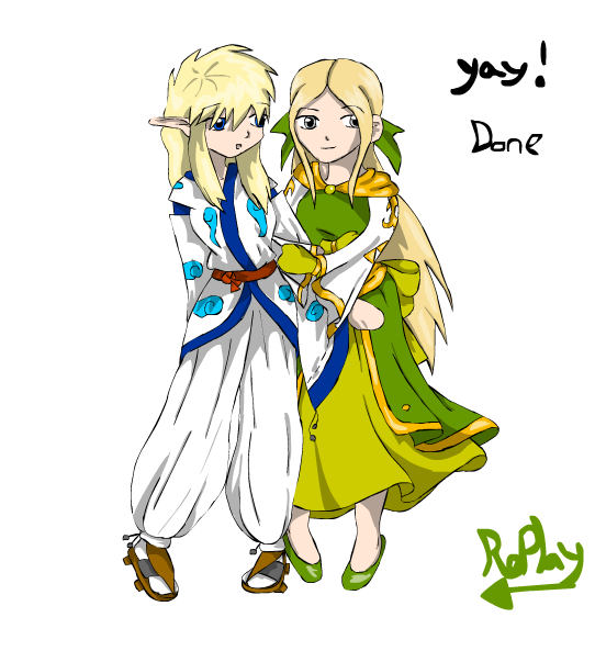 flash cell-shade Drawing