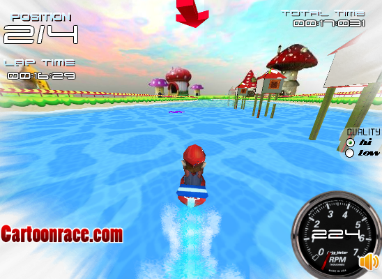 Mario Jetski Race