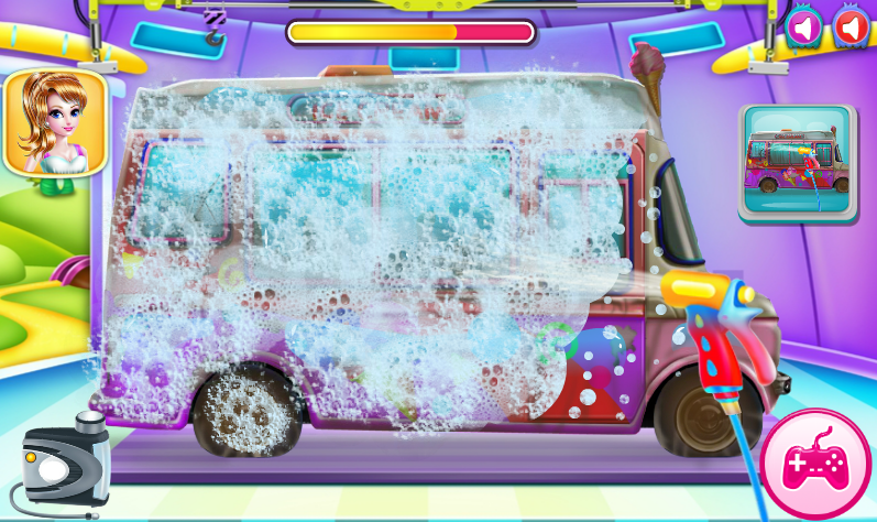 Girly Ice Cream Truck Car Wash
