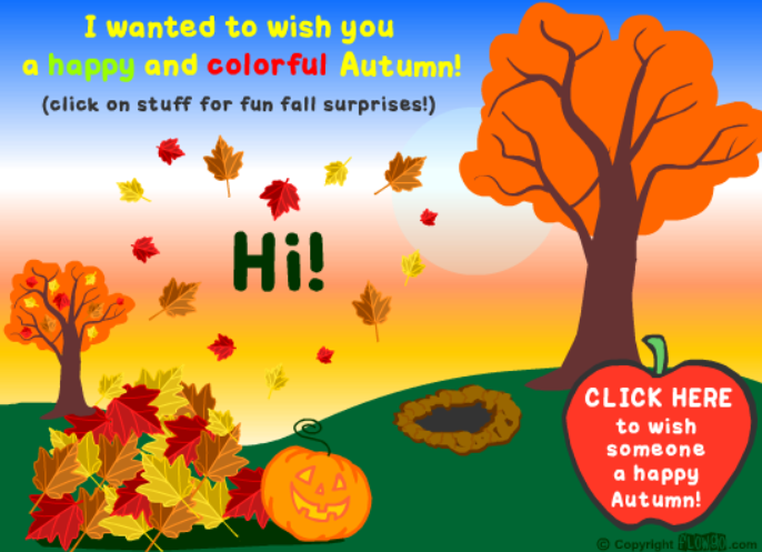 Have a Happy and Colorful Autumn!