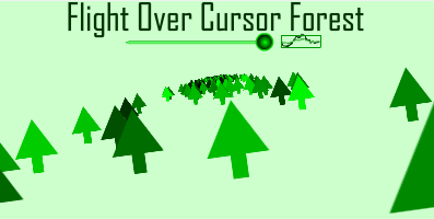 Flight Over Cursor Forest