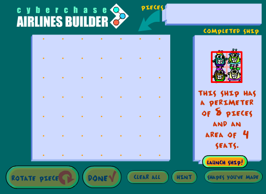 Cyberchase Airlines Builder