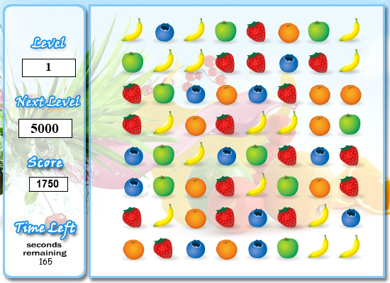 Fruit Jumble Game