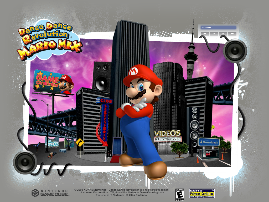 Dance Dance Revolution Mario Mix Microsite