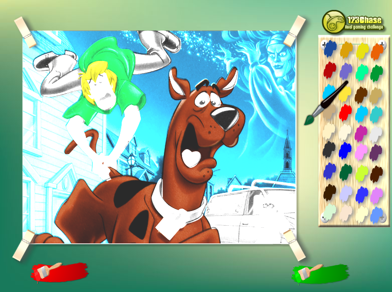 Shaggy and Scooby Kids Coloring