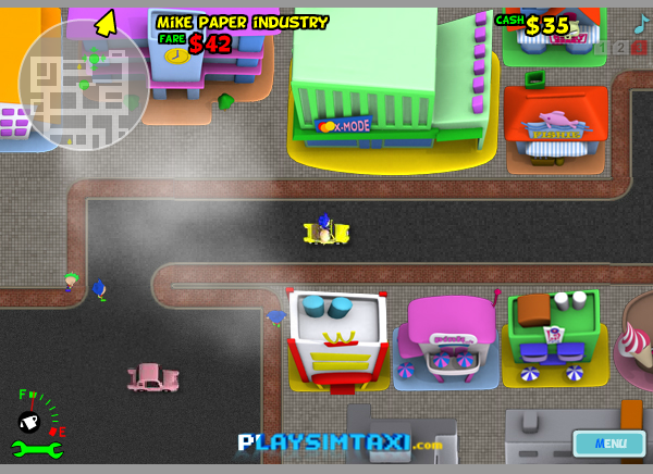 Sim Taxi: Bubble City