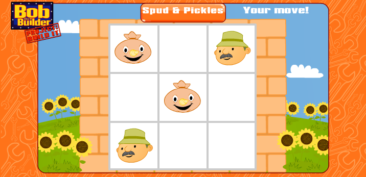 Spud and Pickles Tic Tac Toe