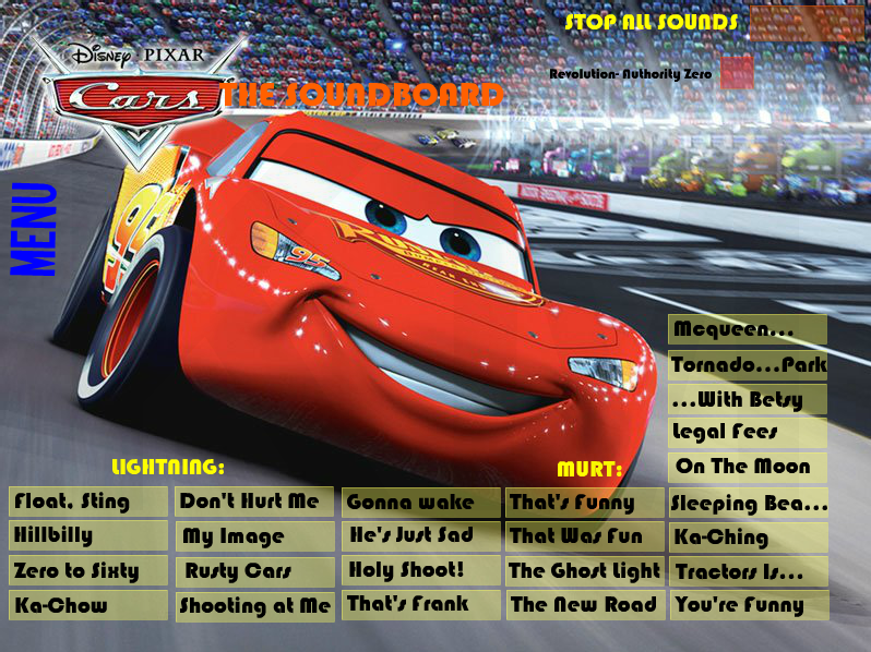 Cars: The Soundboard