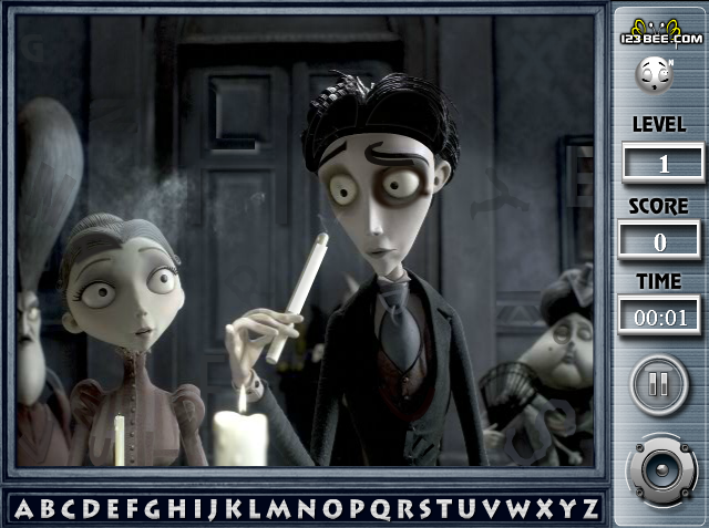 Corpse Bride - Find the Alphabets