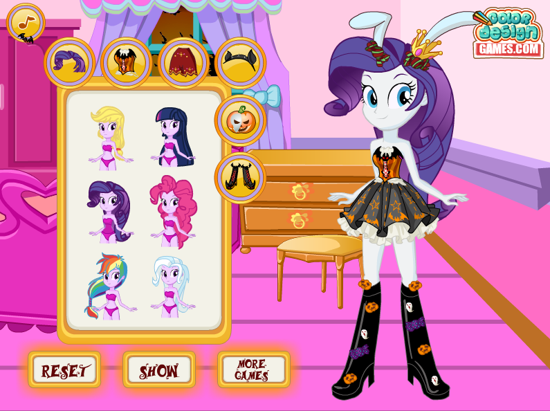 Equestria Girls Halloween Makeover