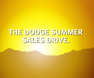 Dodge "Summer Sales Drive" Banner Ad