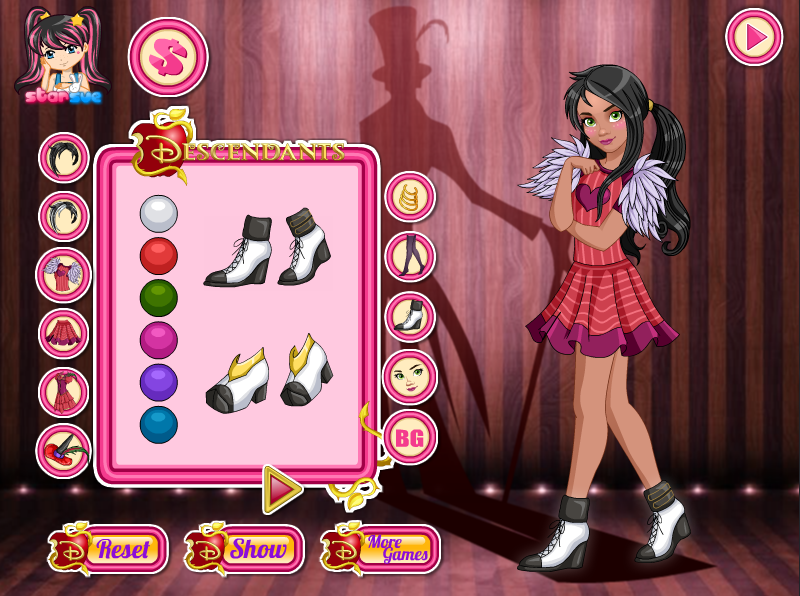 Descendants Freddie Dress Up Game