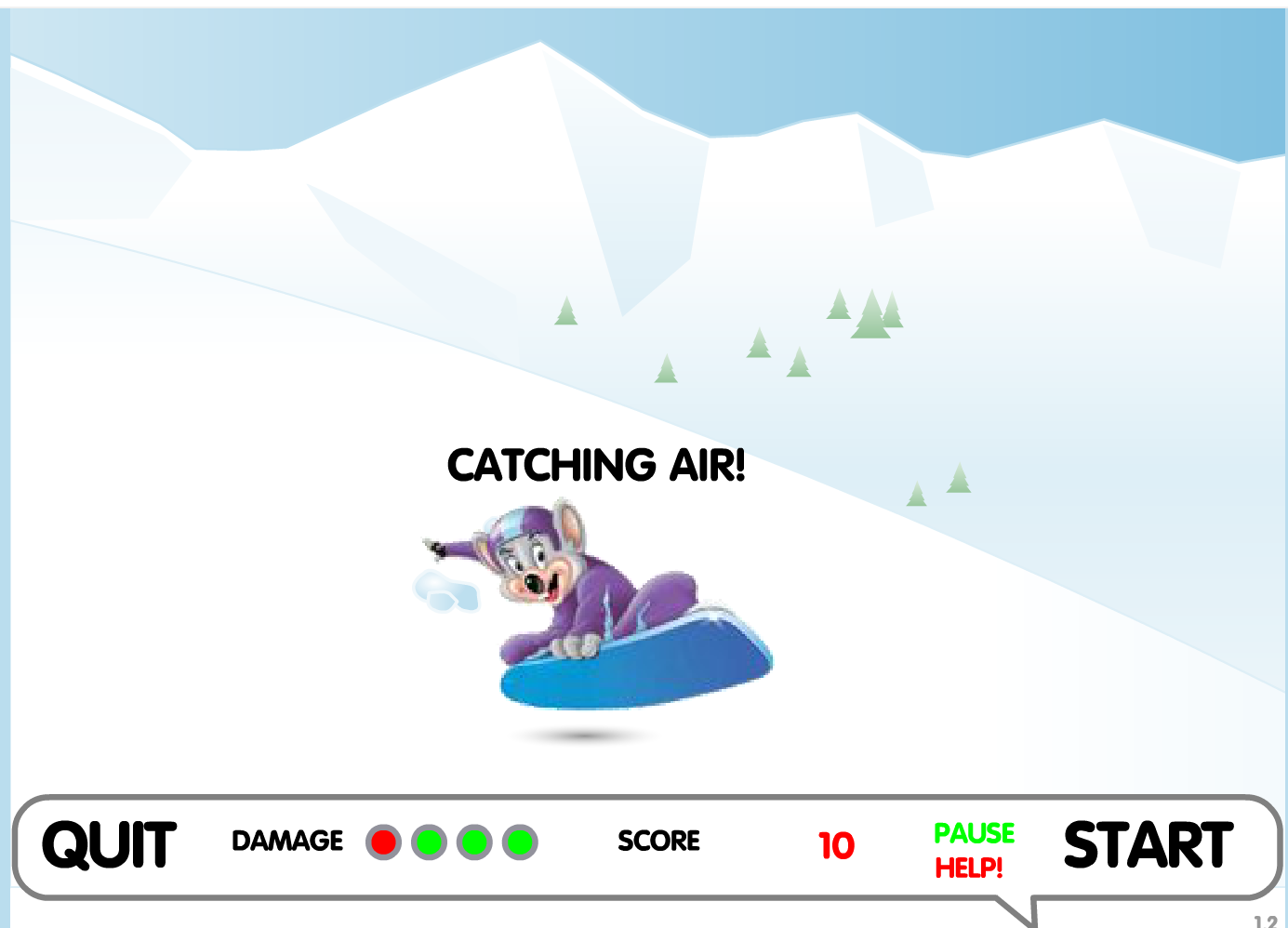 Chuck E Cheese Snowboard Run