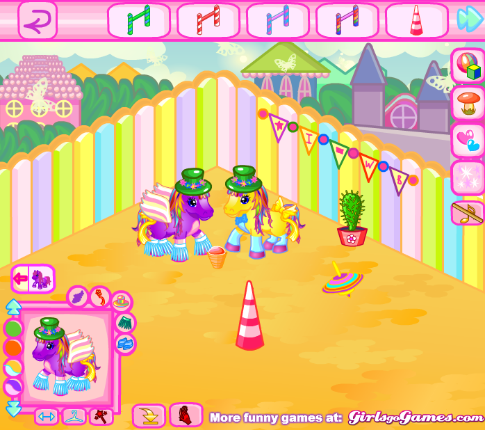 Pony World Dress Up Game