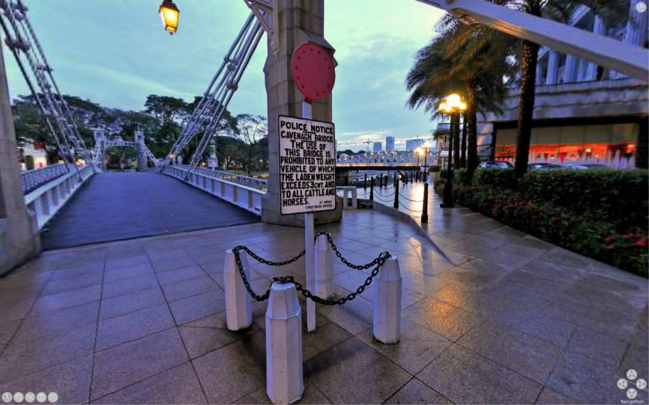 Cavenagh Bridge Virtual Reality Image