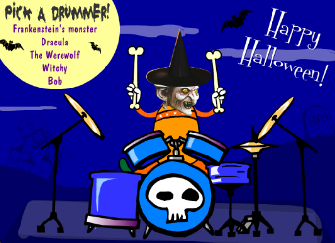 Spooooooky Halloween Drumkit