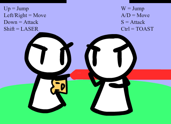 A basic 2-player fighting game.