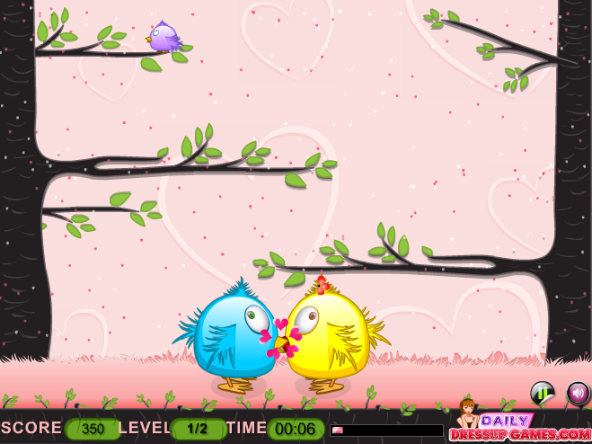 Flying Birds Kissing