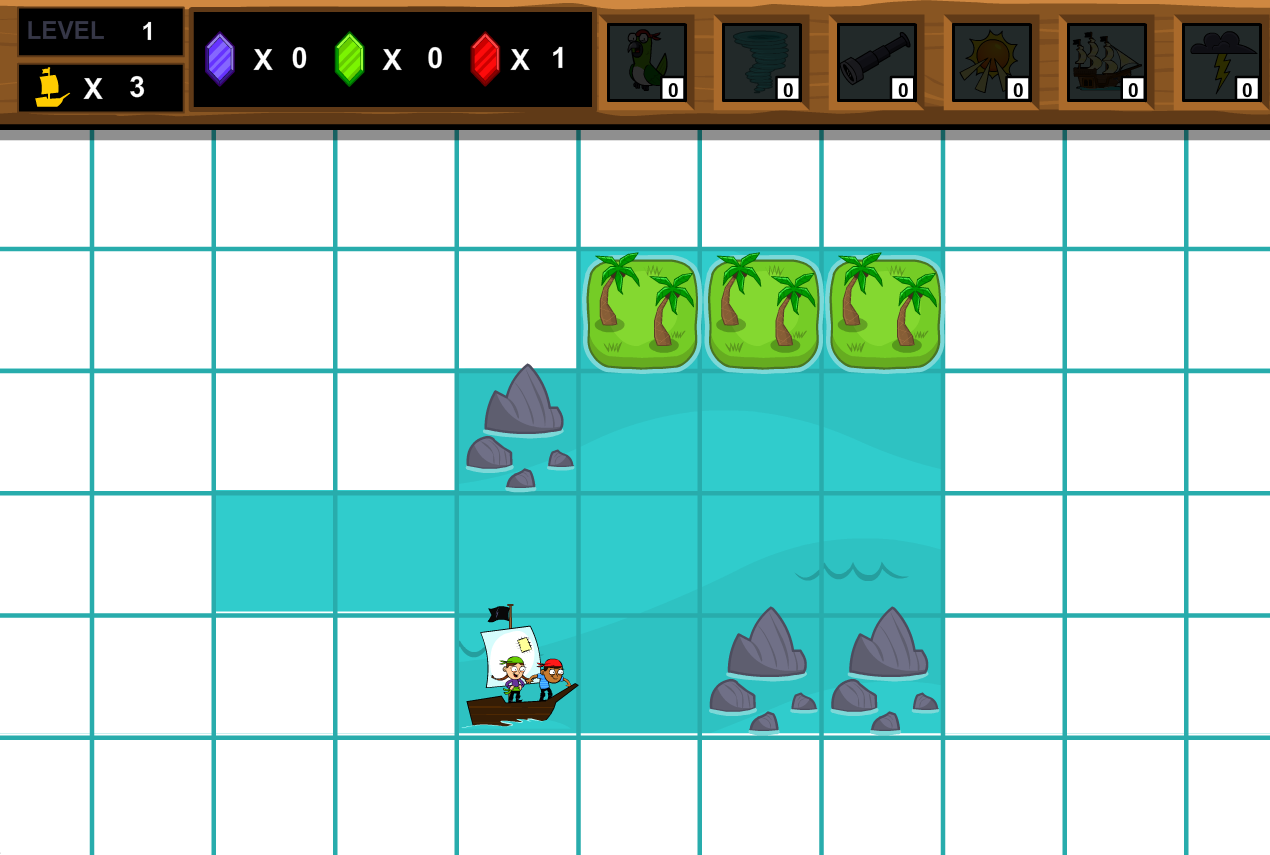 Pirates Map and Traps