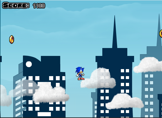 Sonic On Clouds