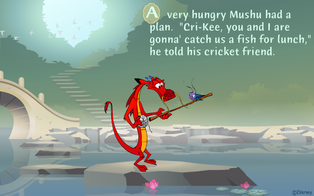 Mulan: Mushu's Fishing for Trouble