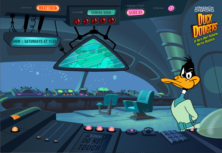 Duck Dodgers Microsite