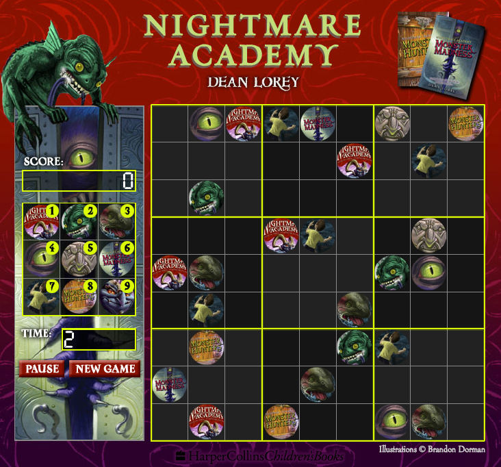 Nightmare Academy Sudoku