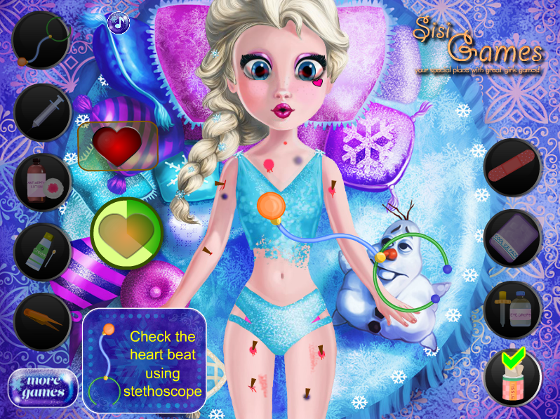 Injured Elsa Frozen