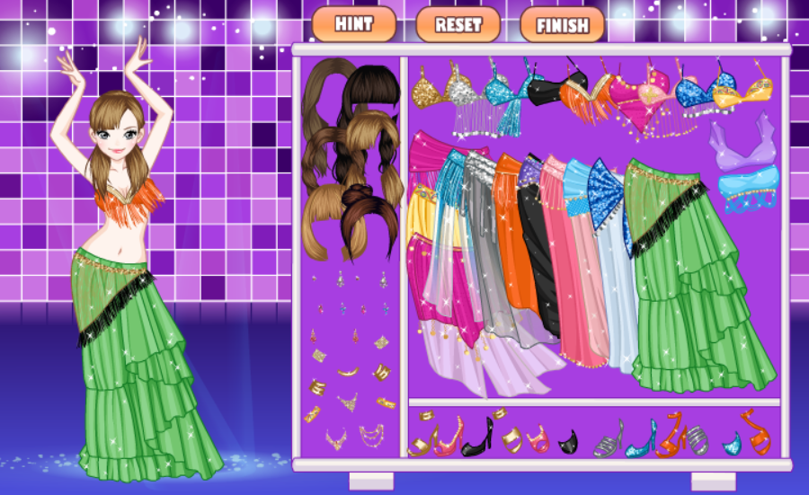 Belly Dancer Dress Up Game