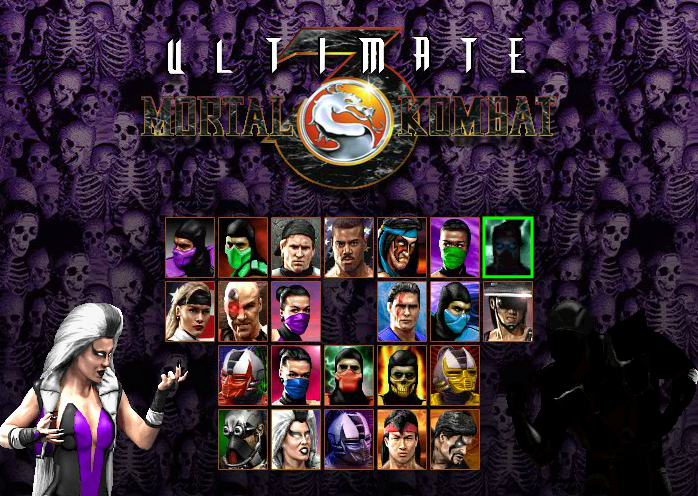 UMK3 – Vs Stance – Character Select Simulation