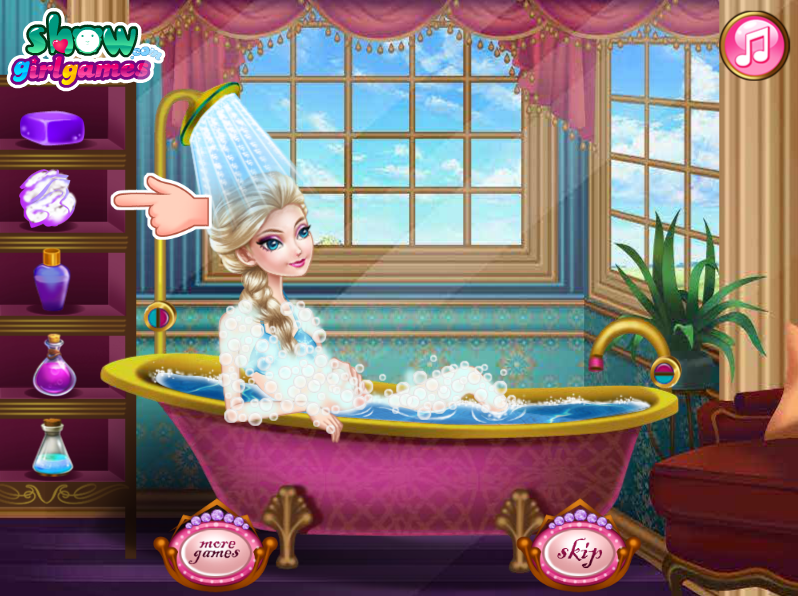 Pregnant Elsa Queen Spa