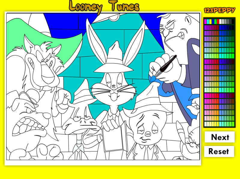 Looney Tunes Online Coloring Game