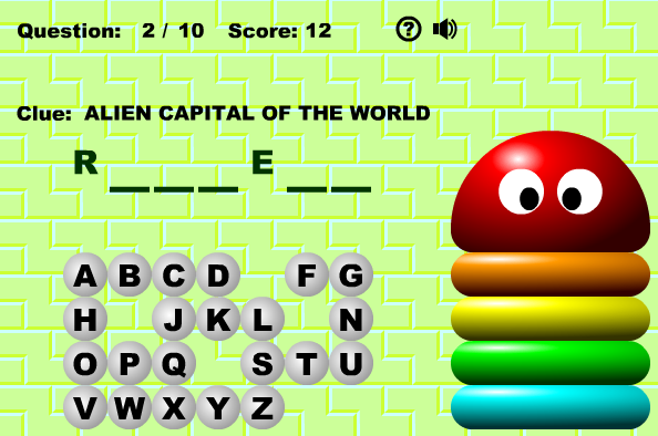 U.S. Cities Hangman