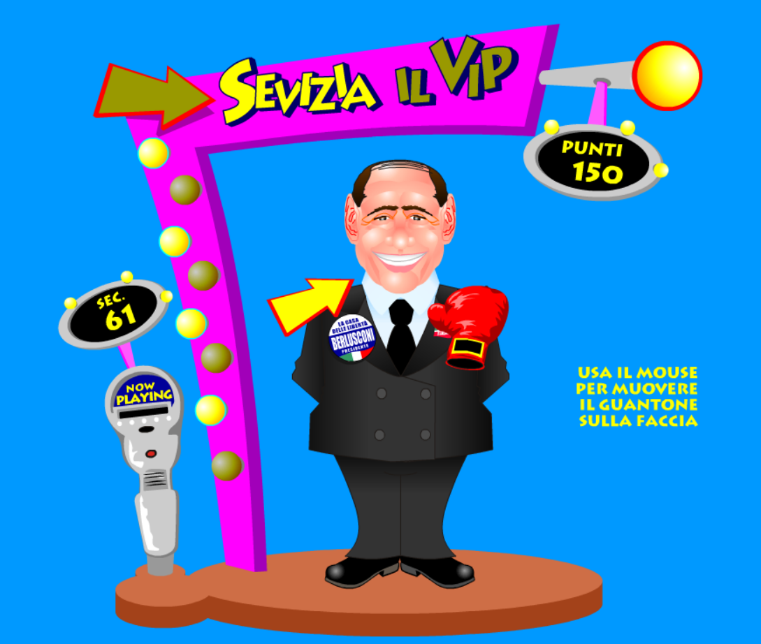Sevizia il Vip - Berlusconi