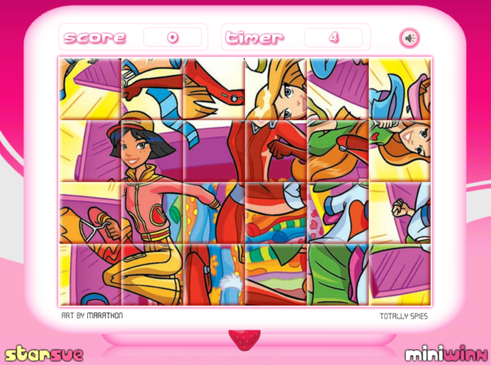 Totally Spies: Rotate Puzzle