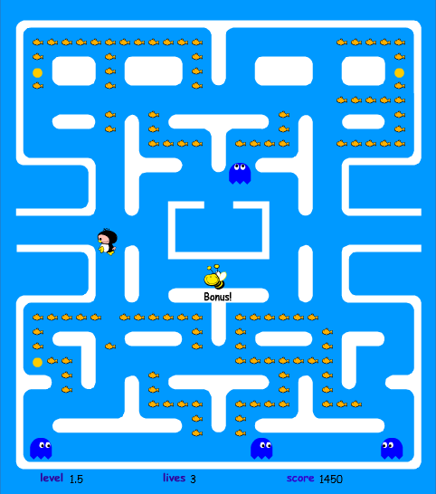 Feed the Penguin (Bubblegum Pacman)