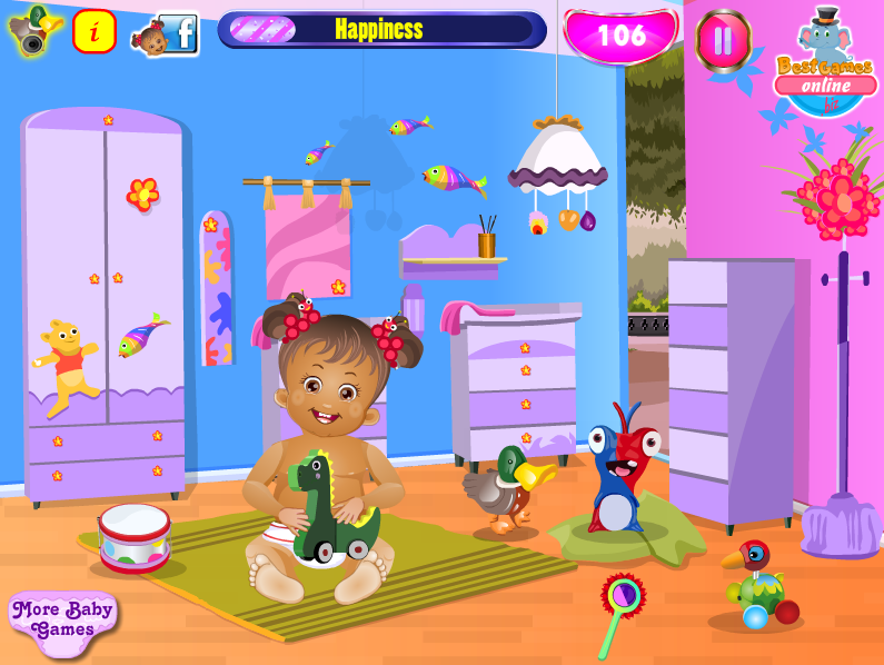 Baby Daisy Diaper Change