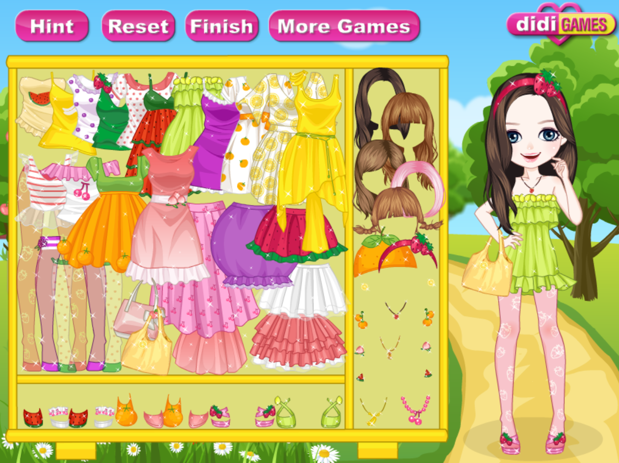 Fruity Cutie Dress Up Game