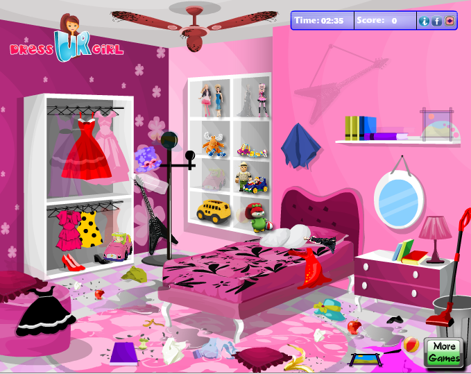 Barbi Bedroom Clean