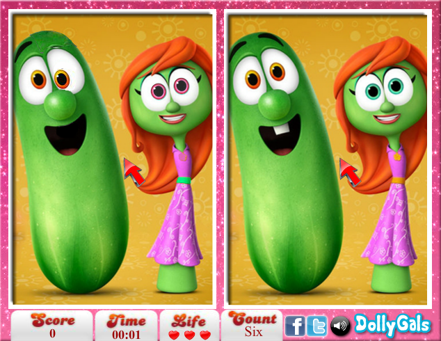 VeggieTales In The House 6 Diff