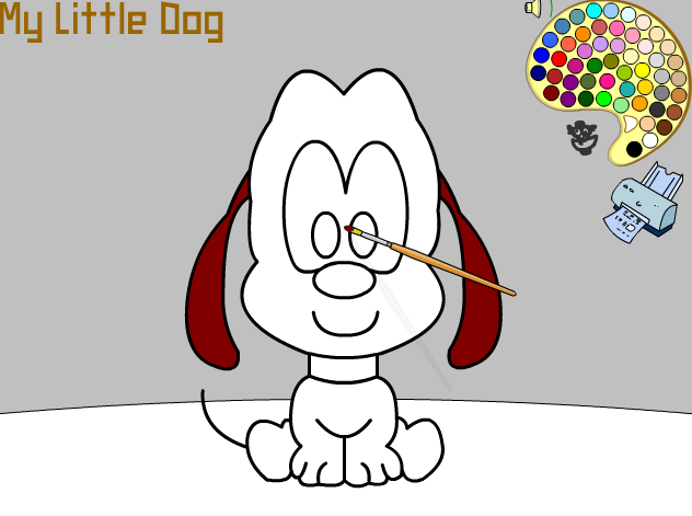 My Little Dog Coloring