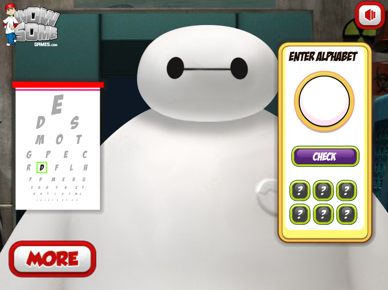 Big Hero 6 Baymax Eye Doctor