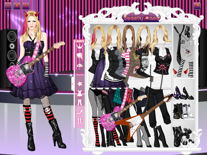 Avril Lavigne Dress Up Game