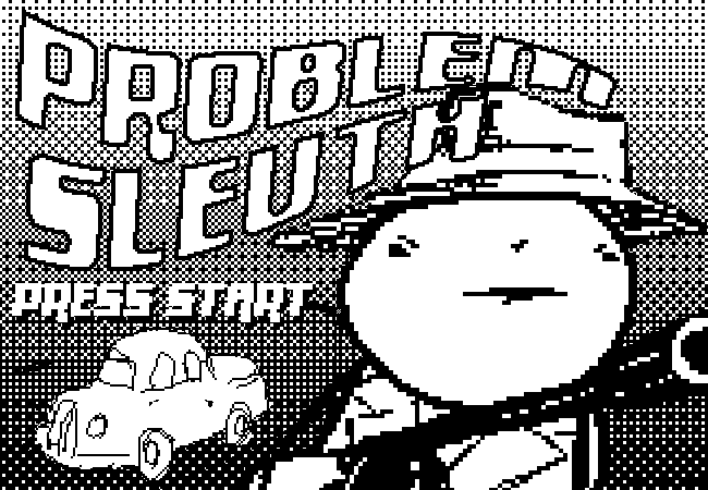 Problem Sleuth Title Screen