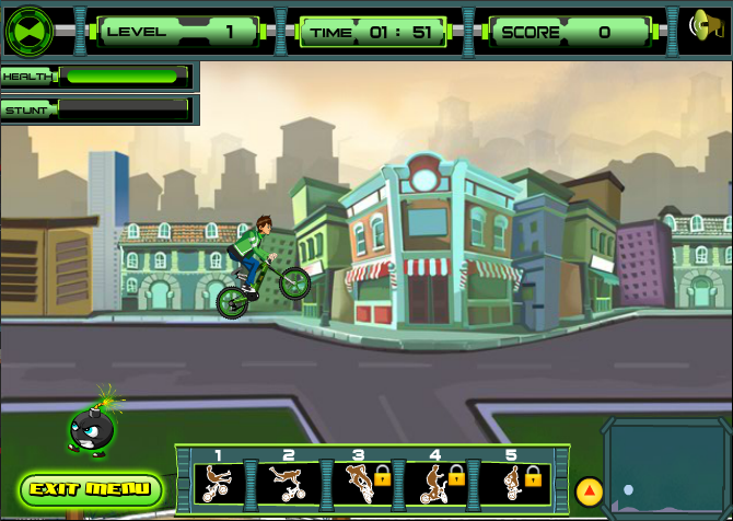 Ben 10 Super Stunt BMX