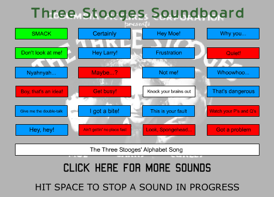 Three Stooges Soundboard