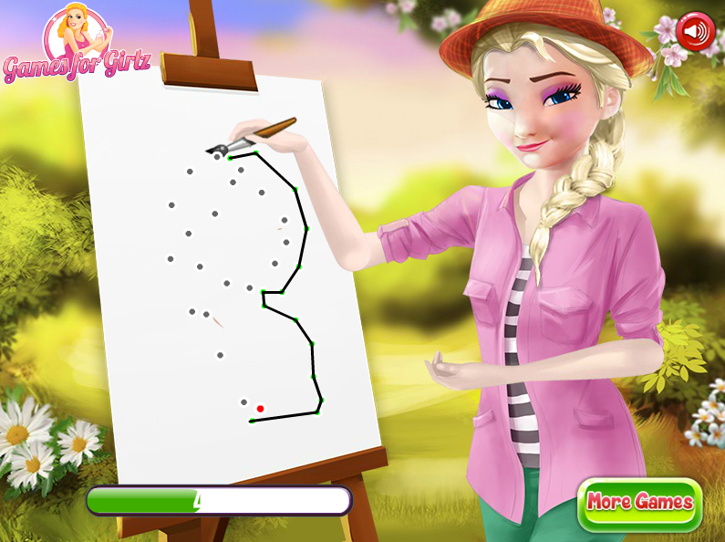 Elsa Drawing Teacher