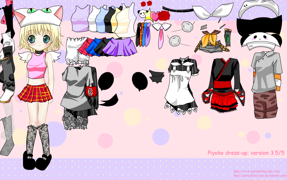 Piyoko dress-up game