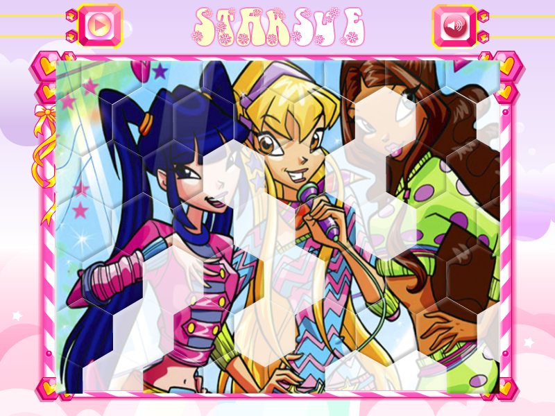 Winx Club Hexagon Puzzle